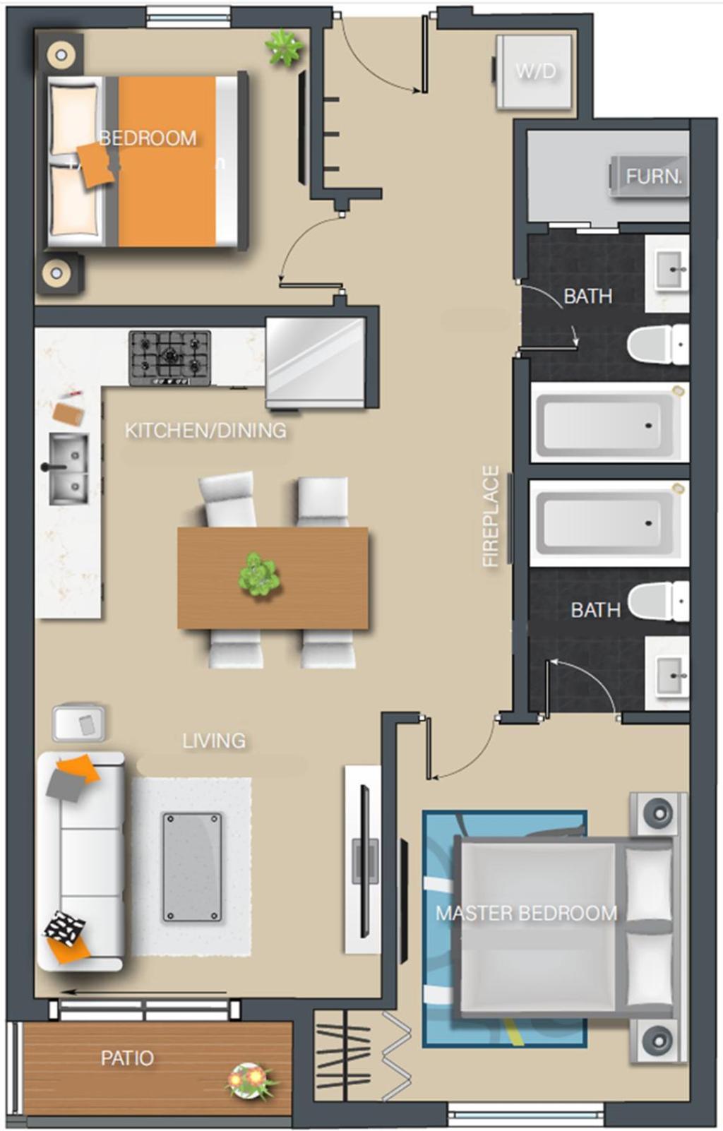 Special! New Downtown Mtn View Free Parking 2B&2B Apartment Канмор Екстериор снимка